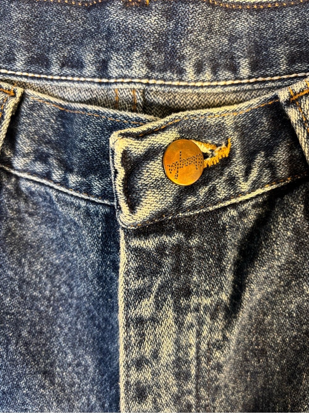 Vintage Wrangler Relaxed Fit Denim Jeans in Medium Blue Size 25/26 - Picture 8 of 12